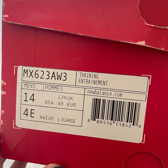 New Balance Classic White Athletic Shoes - Picture 3 of 3